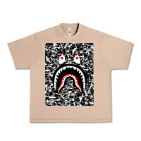 Burro Bape Shark Army Urban Heavy Tee - linhVisuals