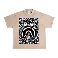 French Oak Bape Shark Army Urban Heavy Tee - linhVisuals