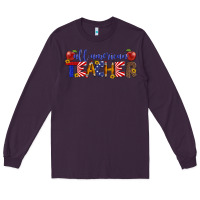 Plum all american teacher Long Sleeve Tee - Artiststas