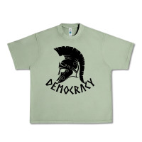 Oil Green democracy Urban Heavy Tee - linhVisuals