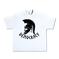 White democracy Urban Heavy Tee - linhVisuals