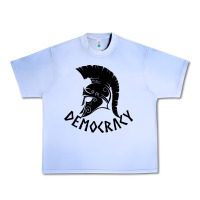Grape Ice democracy Urban Heavy Tee - linhVisuals
