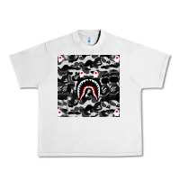Lunar Rock Bape Shark Army Urban Heavy Tee - linhVisuals