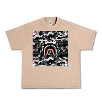 Burro Bape Shark Army Urban Heavy Tee - linhVisuals