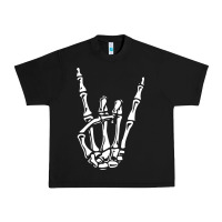 Black rock on skeleton hand Urban Heavy Tee - linhVisuals