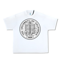 White university of california Urban Heavy Tee - linhVisuals