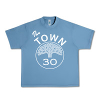 Pebble Blue the town Urban Heavy Tee - linhVisuals