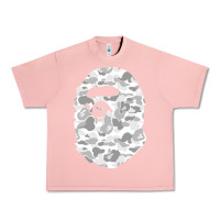 Salmon Gorilla Head Shot Urban Heavy Tee - linhVisuals