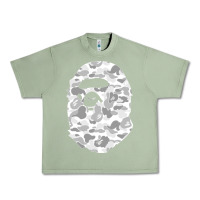 Oil Green Gorilla Head Shot Urban Heavy Tee - linhVisuals