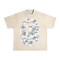 Sandshell Gorilla Head Shot Urban Heavy Tee - linhVisuals