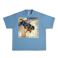 Pebble Blue STATE CHAMPS MIREL 5 Urban Heavy Tee - linhVisuals
