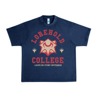 Navy magic the gathering strixhaven lorehold school motto Urban Heavy Tee - linhVisuals