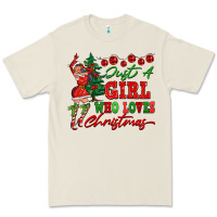 Bone Just A Girl Who Loves Christmas Premium Tee - FaDigitalArtStudio