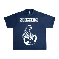 Navy scorpion Urban Heavy Tee - linhVisuals