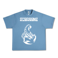 Pebble Blue scorpion Urban Heavy Tee - linhVisuals