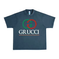 Midnight Navy grucci Urban Heavy Tee - linhVisuals