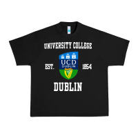 Black university college dublin Urban Heavy Tee - linhVisuals