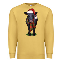 Antique Gold black angus Premium Sweatshirt - RanaPortraitStore