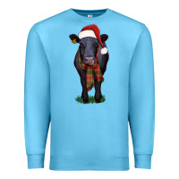 Ocean Blue black angus Premium Sweatshirt - RanaPortraitStore