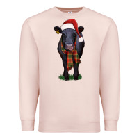 Pale Pink black angus Premium Sweatshirt - RanaPortraitStore