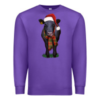 Purple black angus Premium Sweatshirt - RanaPortraitStore