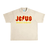 Sandshell jesus rocks highway to heaven Urban Heavy Tee - linhVisuals