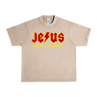 French Oak jesus rocks highway to heaven Urban Heavy Tee - linhVisuals