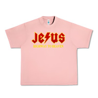 Salmon jesus rocks highway to heaven Urban Heavy Tee - linhVisuals