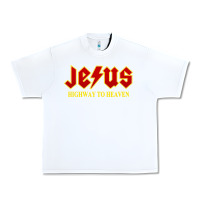 White jesus rocks highway to heaven Urban Heavy Tee - linhVisuals