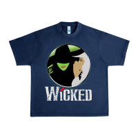 Navy vintage musical wicked Urban Heavy Tee - linhVisuals