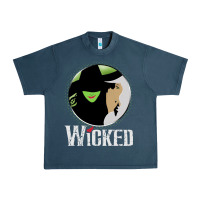 Midnight Navy vintage musical wicked Urban Heavy Tee - linhVisuals