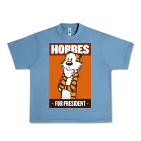 Pebble Blue hobbes for president Urban Heavy Tee - linhVisuals