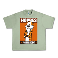 Oil Green hobbes for president Urban Heavy Tee - linhVisuals
