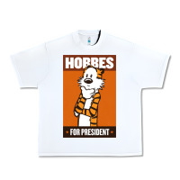 White hobbes for president Urban Heavy Tee - linhVisuals