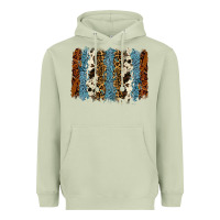 Matcha tool leather leopard cowhide backround Heavyweight Hoodie - RanaPortraitStore
