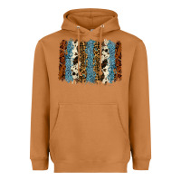 Meerkat tool leather leopard cowhide backround Heavyweight Hoodie - RanaPortraitStore