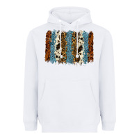 White tool leather leopard cowhide backround Heavyweight Hoodie - RanaPortraitStore