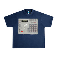 Navy akai mpc2000 Urban Heavy Tee - linhVisuals
