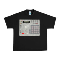 Black akai mpc2000 Urban Heavy Tee - linhVisuals