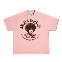 Salmon angela davis day 70s black rights Urban Heavy Tee - linhVisuals