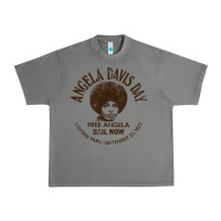 Tornado angela davis day 70s black rights Urban Heavy Tee - linhVisuals