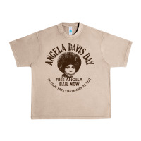 French Oak angela davis day 70s black rights Urban Heavy Tee - linhVisuals