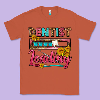 Dentist Loading With Coffee Mug Classic Tee Designed By Fadigitalartstudio