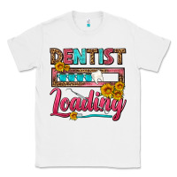 White Dentist Loading With Coffee Mug Classic Tee - FaDigitalArtStudio