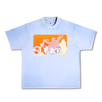 Grape Ice bigfoot t  shirt bigfoot riding motorcycle for biker sasquatch chick t Urban Heavy Tee - linhVisuals