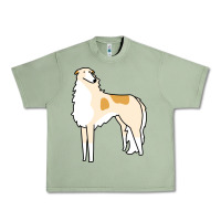 Oil Green borzoi Urban Heavy Tee - linhVisuals