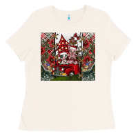 Bone merry Christmas Ladies Tee - CowhideDigitalArt