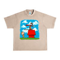 French Oak Calvin Hobbes Urban Heavy Tee - linhVisuals