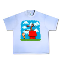 Grape Ice Calvin Hobbes Urban Heavy Tee - linhVisuals