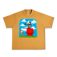 Peanut Butter Calvin Hobbes Urban Heavy Tee - linhVisuals
